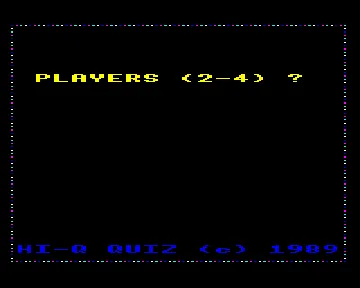 Hi-Q Quiz (1989)(Blue Ribbon)[b] screen shot title